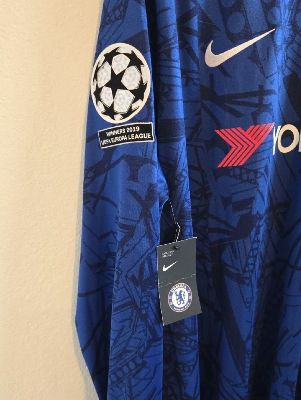 Nike Chelsea FC Christian Pulisic #22 19/20 Home Long Sleeve Jersey - Blue - XXL